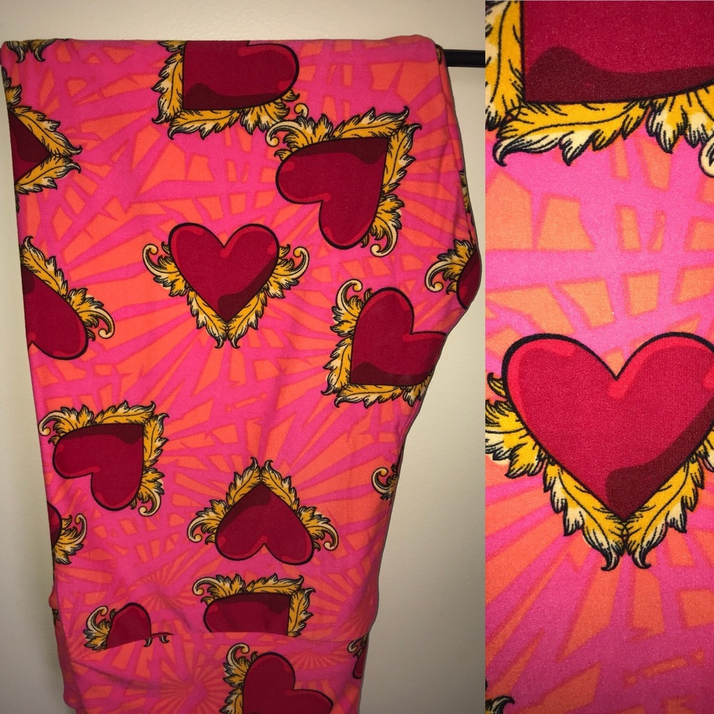LuLaRoe TC leggings (fits 12-18)